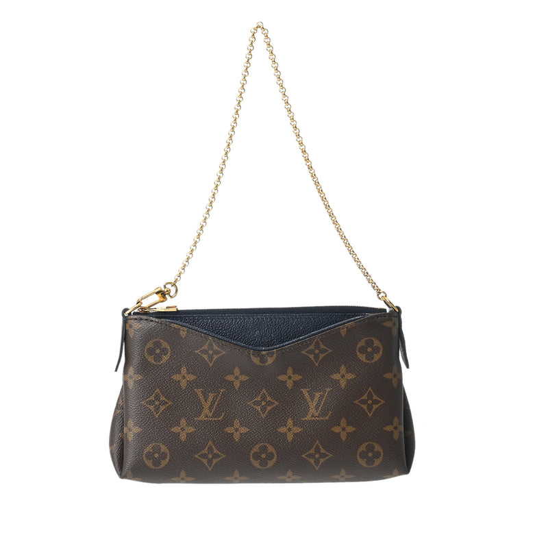 LOUIS VUITTON ルイヴィトン モノグラム パラス クラッチ 2WAYバッグ マリーヌ M44058 レディース モノグラムキャンバス ショルダーバッグ ABランク 中古 銀蔵