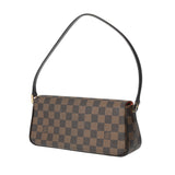 LOUIS VUITTON ルイヴィトン ダミエ レコレータ セミショルダー ブラウン N51299 レディース ダミエキャンバス ハンドバッグ Aランク 中古 銀蔵