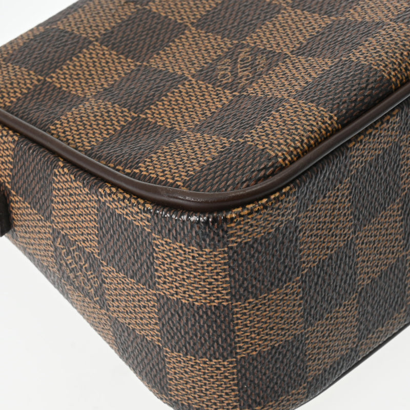 LOUIS VUITTON ルイヴィトン ダミエ レコレータ セミショルダー ブラウン N51299 レディース ダミエキャンバス ハンドバッグ Aランク 中古 銀蔵