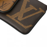 LOUIS VUITTON ルイヴィトン モノグラムリバース ジャイアント ポシェットトリオ ブラウン/ベージュ M68756 レディース モノグラムキャンバス ポーチ 新同 中古 銀蔵
