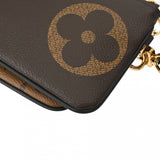 LOUIS VUITTON ルイヴィトン モノグラムリバース ジャイアント ポシェットトリオ ブラウン/ベージュ M68756 レディース モノグラムキャンバス ポーチ 新同 中古 銀蔵