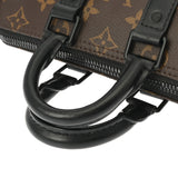 LOUIS VUITTON ルイヴィトン モノグラム キーポル XS LVラバー ブラウン/ブラック M45788 メンズ モノグラムマカサー ハンドバッグ ABランク 中古 銀蔵