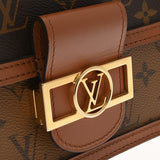 LOUIS VUITTON ルイヴィトン モノグラムリバース ドーフィーヌ MINI ブラウン M45959 レディース モノグラムキャンバス ショルダーバッグ Aランク 中古 銀蔵