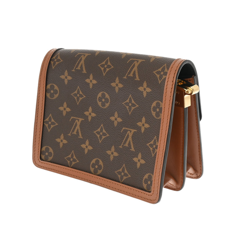 LOUIS VUITTON ルイヴィトン モノグラムリバース ドーフィーヌ MINI ブラウン M45959 レディース モノグラムキャンバス ショルダーバッグ Aランク 中古 銀蔵