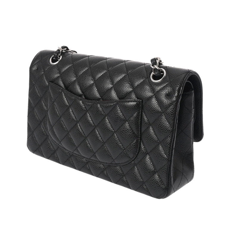 CHANEL シャネル マトラッセ チェーンショルダー 25cm 黒 A01112 レディース キャビアスキン ショルダーバッグ Aランク 中古 銀蔵