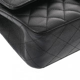 CHANEL シャネル マトラッセ チェーンショルダー 25cm 黒 A01112 レディース キャビアスキン ショルダーバッグ Aランク 中古 銀蔵