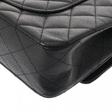CHANEL シャネル マトラッセ チェーンショルダー 25cm 黒 A01112 レディース キャビアスキン ショルダーバッグ Aランク 中古 銀蔵