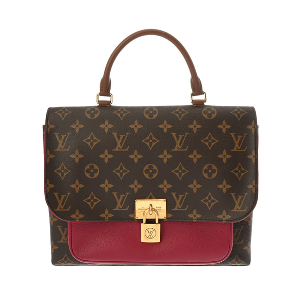 LOUIS VUITTON ルイヴィトン モノグラム マリニャン 2WAY フューシャ - レディース モノグラムキャンバス ハンドバッグ ABランク 中古 銀蔵