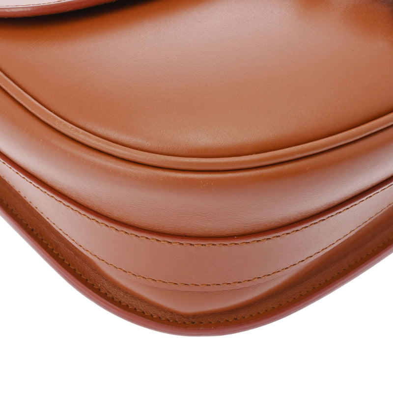 CHRISTIAN DIOR クリスチャンディオール ボビー ミディアムバッグ ブラウン ゴールド金具 M9319UMOL レディース ボックスカーフ ショルダーバッグ ABランク 中古 銀蔵