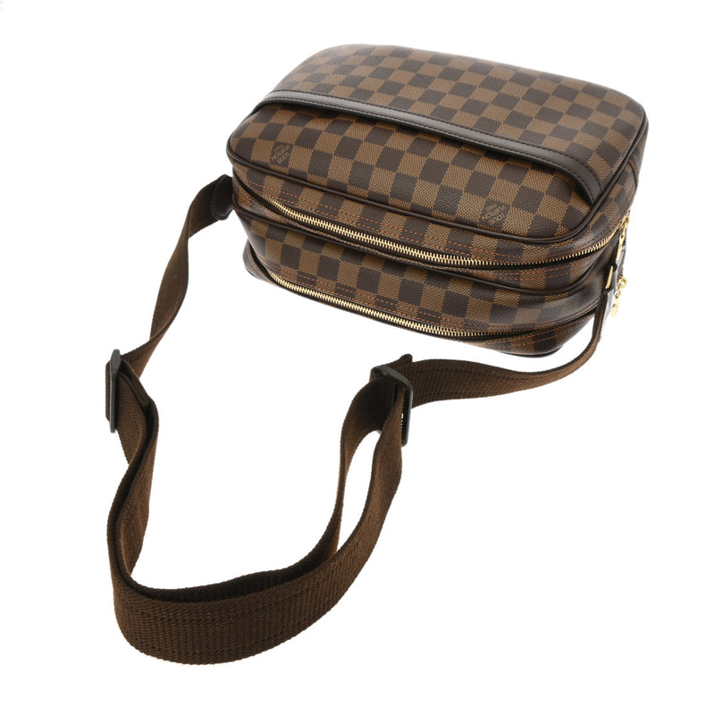 LOUIS VUITTON ルイヴィトン ダミエ リポーター PM SPオーダー ブラウン N45253 ユニセックス ダミエキャンバス ショルダーバッグ Aランク 中古 銀蔵