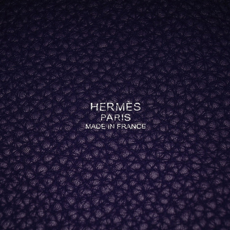 HERMES エルメス ピコタン ロック PM アイリス □N刻印(2010年頃) レディース トリヨンクレマンス ハンドバッグ Aランク 中古 銀蔵