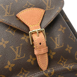 LOUIS VUITTON ルイヴィトン モノグラム モンスリ MM ブラウン M51136 レディース モノグラムキャンバス リュック・デイパック Bランク 中古 銀蔵