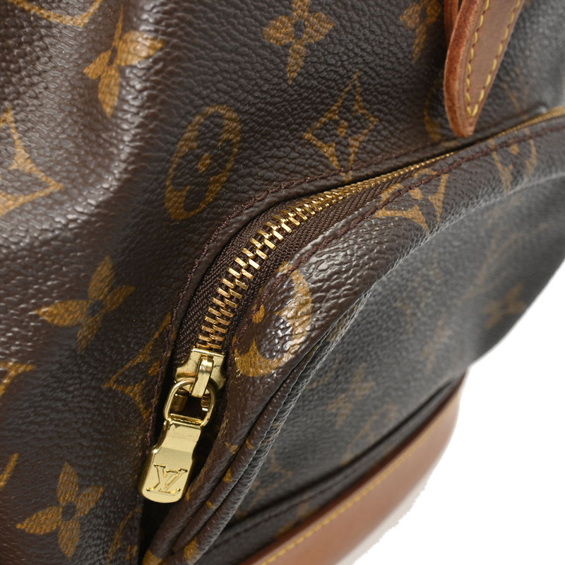 LOUIS VUITTON ルイヴィトン モノグラム モンスリ MM ブラウン M51136 レディース モノグラムキャンバス リュック・デイパック Bランク 中古 銀蔵