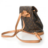 LOUIS VUITTON ルイヴィトン モノグラム モンスリ MM ブラウン M51136 レディース モノグラムキャンバス リュック・デイパック Bランク 中古 銀蔵