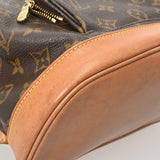 LOUIS VUITTON ルイヴィトン モノグラム モンスリ MM ブラウン M51136 レディース モノグラムキャンバス リュック・デイパック Bランク 中古 銀蔵