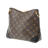 LOUIS VUITTON ルイヴィトン モノグラム オデオンNM PM ブラウン/ノワール M45353 レディース モノグラムキャンバス ショルダーバッグ ABランク 中古 銀蔵