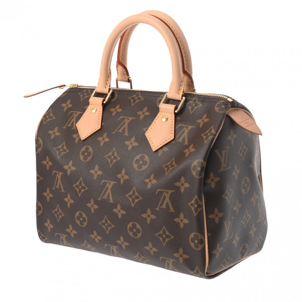 LOUIS VUITTON ルイヴィトン モノグラム スピーディ 25 ブラウン M41109 レディース モノグラムキャンバス ハンドバッグ 新同 中古 銀蔵