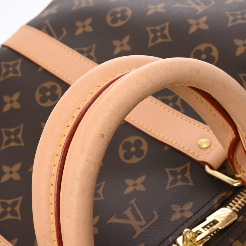 LOUIS VUITTON ルイヴィトン モノグラム キーポル バンドリエール 55 ブラウン M41414 ユニセックス モノグラムキャンバス ボストンバッグ Aランク 中古 銀蔵