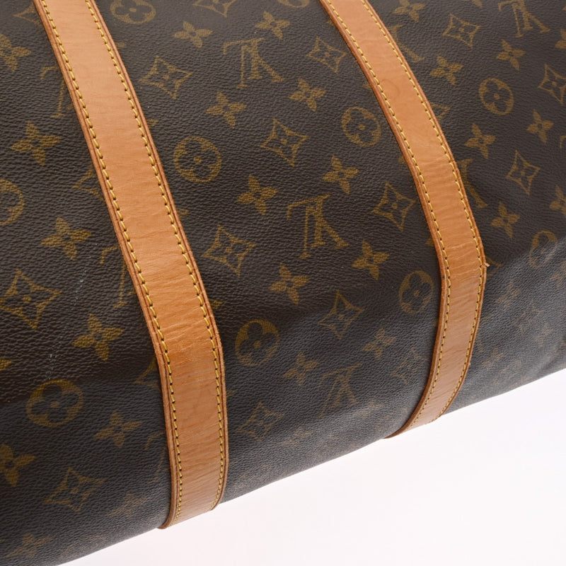 LOUIS VUITTON ルイヴィトン モノグラム キーポル 55 ブラウン M41424 ユニセックス モノグラムキャンバス ボストンバッグ Bランク 中古 銀蔵