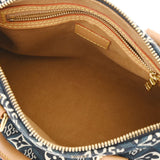 LOUIS VUITTON ルイヴィトン モノグラム フラワー スピーディバンドリエール 25 Since1854 ブルー M57400 レディース ジャガード 2WAYバッグ ABランク 中古 銀蔵