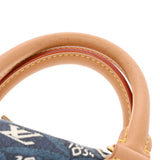 LOUIS VUITTON ルイヴィトン モノグラム フラワー スピーディバンドリエール 25 Since1854 ブルー M57400 レディース ジャガード 2WAYバッグ ABランク 中古 銀蔵