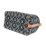 LOUIS VUITTON ルイヴィトン モノグラム フラワー スピーディバンドリエール 25 Since1854 ブルー M57400 レディース ジャガード 2WAYバッグ ABランク 中古 銀蔵