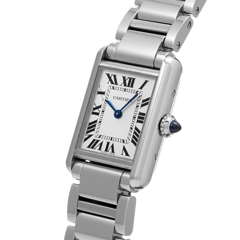 CARTIER カルティエ マストタンク SM WSTA0051 レディース 腕時計 クォーツ Aランク 中古 銀蔵