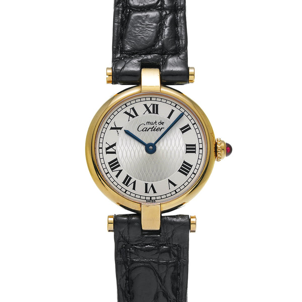 CARTIER カルティエ マスト SM 150周年限定 W1010395 レディース 腕時計 クォーツ Aランク 中古 銀蔵