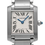 CARTIER カルティエ タンク フランセーズ SM W51008Q3 レディース SS 腕時計 クォーツ Aランク 中古 銀蔵