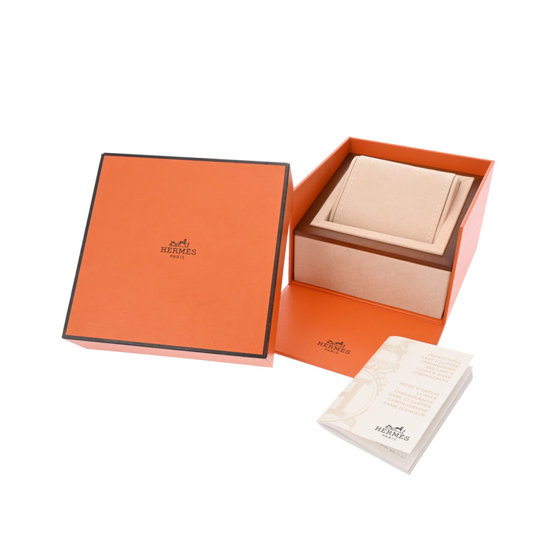 HERMES エルメス クリッパー クロノグラフ CL1.310 ボーイズ 腕時計 クォーツ Aランク 中古 銀蔵