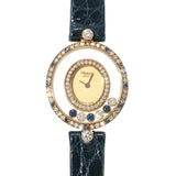 ショパール ハッピーダイヤ 20/4457-23 ゴールド レディース 腕時計 クォーツ 中古 銀蔵