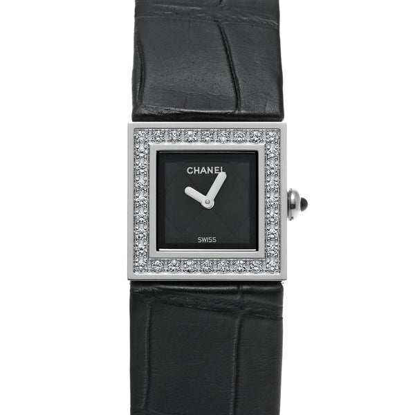 シャネルマトラッセ ベゼルダイヤ レディース 腕時計 H0500