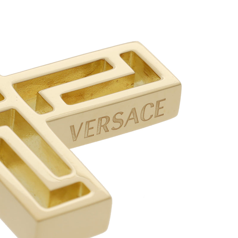 VERSACE ヴェルサーチ クロスネックレス ユニセックス YG ネックレス Aランク 中古 銀蔵