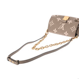 LOUIS VUITTON ルイヴィトン モノグラムアンプラント フェイボリット NM 2WAY トゥルティエールクレーム M45836 レディース レザー ショルダーバッグ 新同 中古 銀蔵