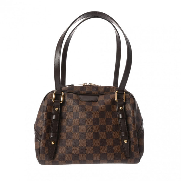 LOUIS VUITTON ルイヴィトン ダミエ リヴィントン PM ブラウン N41157 レディース ダミエキャンバス ハンドバッグ Aランク 中古 銀蔵