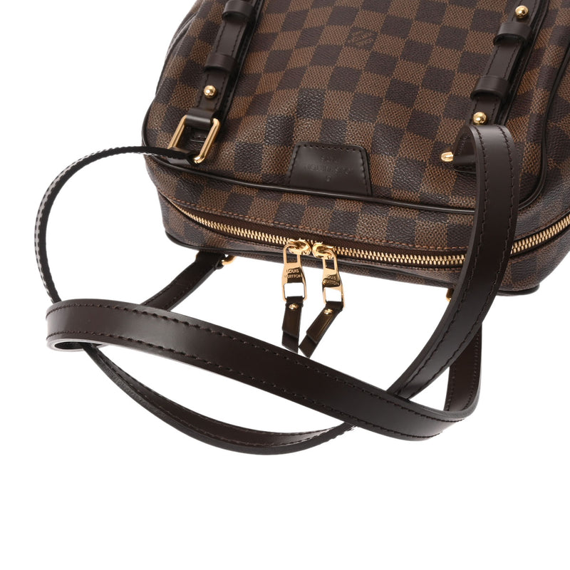 LOUIS VUITTON ルイヴィトン ダミエ リヴィントン PM ブラウン N41157 レディース ダミエキャンバス ハンドバッグ Aランク 中古 銀蔵