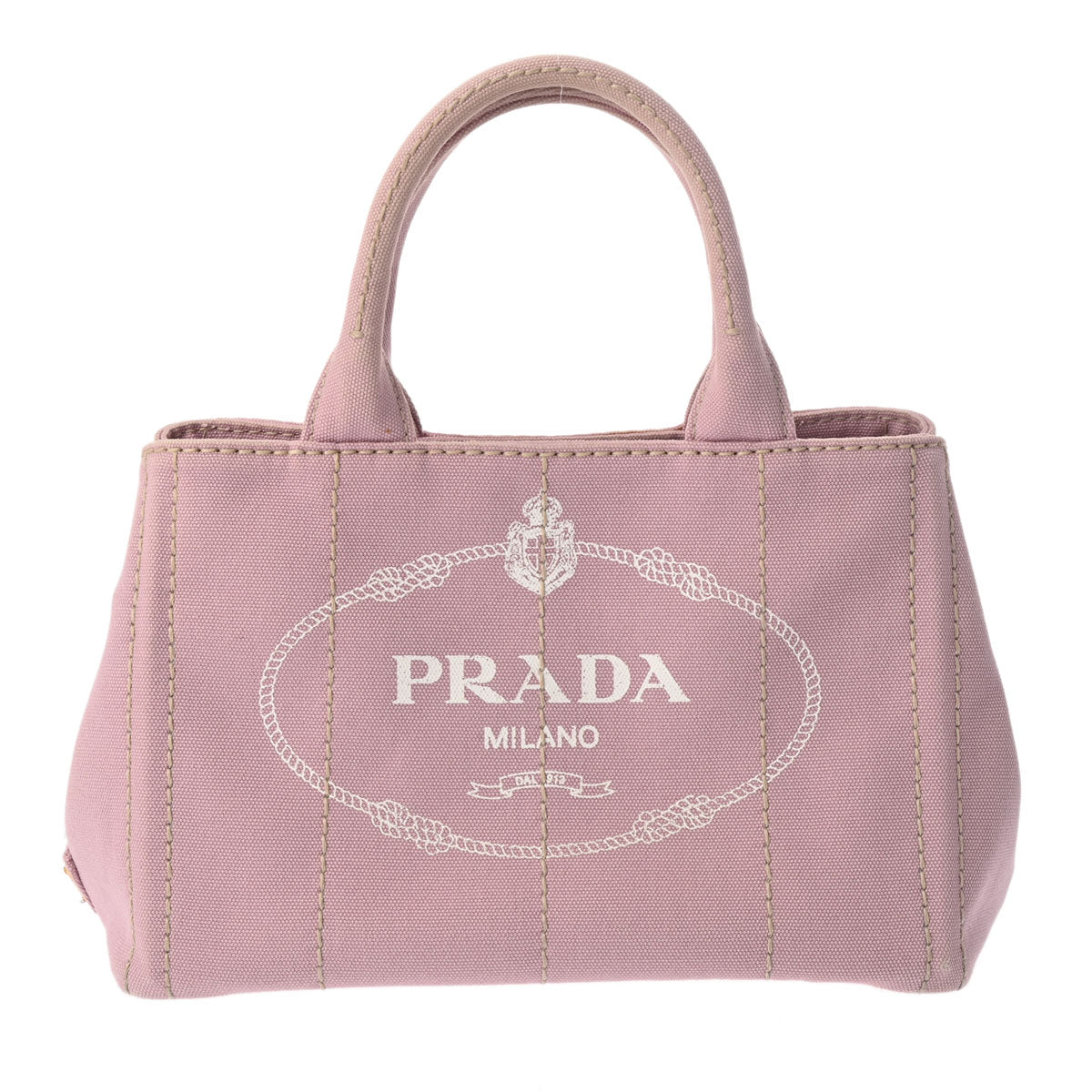 プラダカナパ ミニ 2WAY ピンク レディース トートバッグ 1BG439 PRADA
