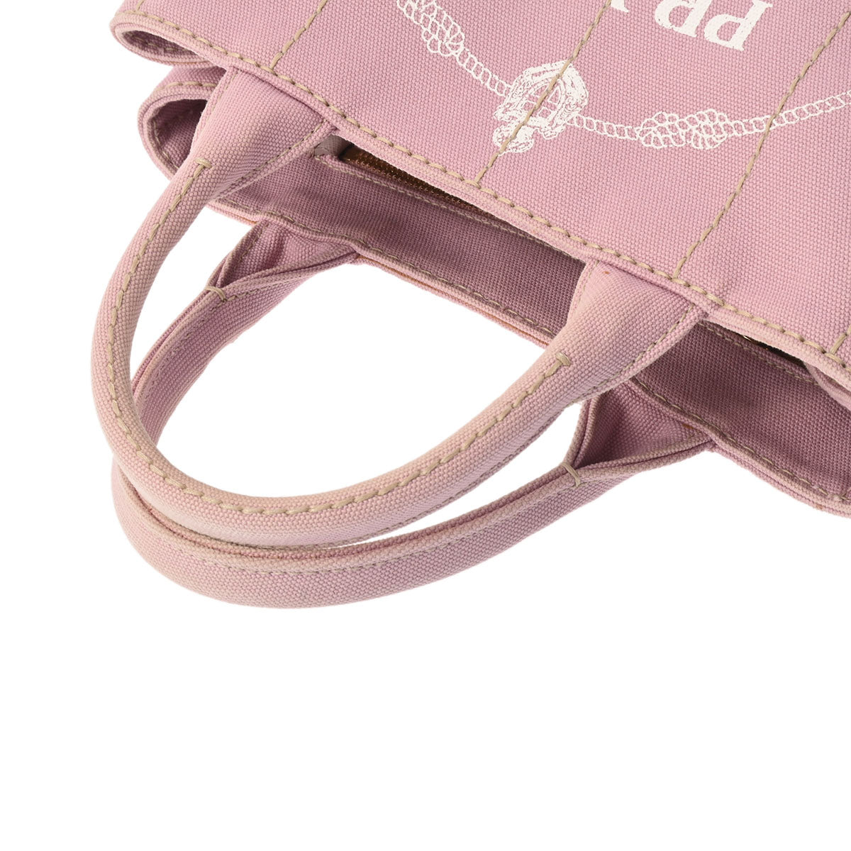 プラダカナパ ミニ 2WAY ピンク レディース トートバッグ 1BG439 PRADA