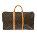 LOUIS VUITTON ルイヴィトン モノグラム キーポル 50 ブラウン M41426 ユニセックス モノグラムキャンバス ボストンバッグ Bランク 中古 銀蔵