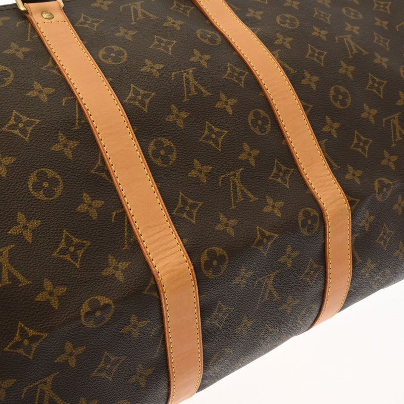 LOUIS VUITTON ルイヴィトン モノグラム キーポル 55 ブラウン M41424 ユニセックス モノグラムキャンバス ボストンバッグ ABランク 中古 銀蔵