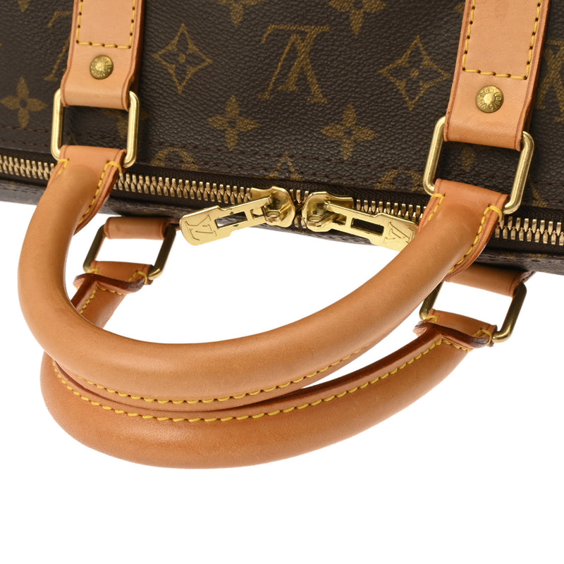 LOUIS VUITTON ルイヴィトン モノグラム キーポル 55 ブラウン M41424 ユニセックス モノグラムキャンバス ボストンバッグ ABランク 中古 銀蔵