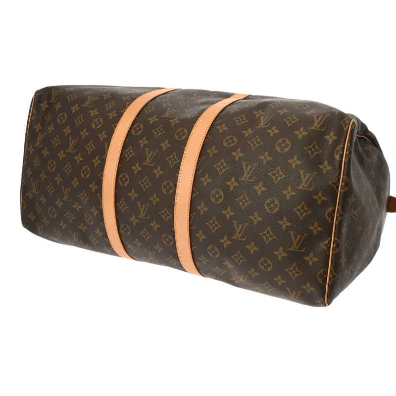 LOUIS VUITTON ルイヴィトン モノグラム キーポル 55 ブラウン M41424 ユニセックス モノグラムキャンバス ボストンバッグ ABランク 中古 銀蔵