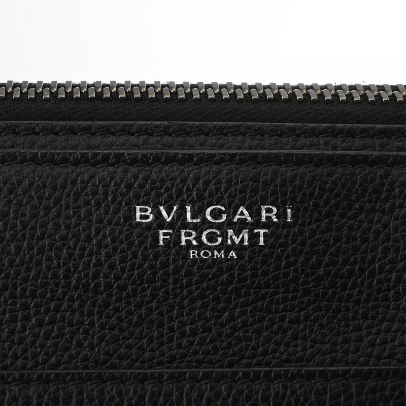 BVLGARI ブルガリ フラグメントコラボ 黒 メンズ レザー トートバッグ ABランク 中古 銀蔵