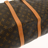 LOUIS VUITTON ルイヴィトン モノグラム キーポル 55 ブラウン M41424 ユニセックス モノグラムキャンバス ボストンバッグ Bランク 中古 銀蔵