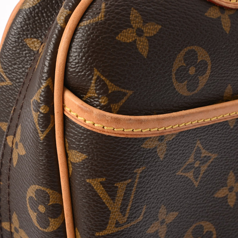 LOUIS VUITTON ルイヴィトン モノグラム トゥルービル ブラウン M42228 レディース モノグラムキャンバス ハンドバッグ Bランク 中古 銀蔵