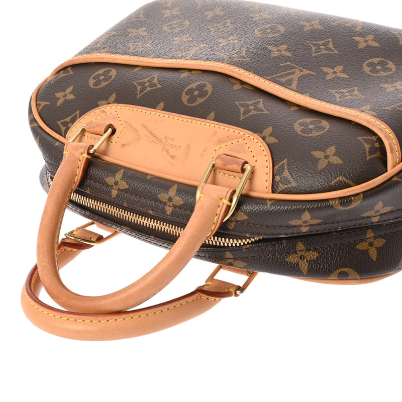 LOUIS VUITTON ルイヴィトン モノグラム トゥルービル ブラウン M42228 レディース モノグラムキャンバス ハンドバッグ Bランク 中古 銀蔵