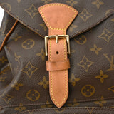 LOUIS VUITTON ルイヴィトン モノグラム モンスリ GM ブラウン M51135 レディース モノグラムキャンバス リュック・デイパック Bランク 中古 銀蔵