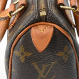 LOUIS VUITTON ルイヴィトン モノグラム ミニ スピーディ ブラウン M41534 レディース モノグラムキャンバス ハンドバッグ Bランク 中古 銀蔵