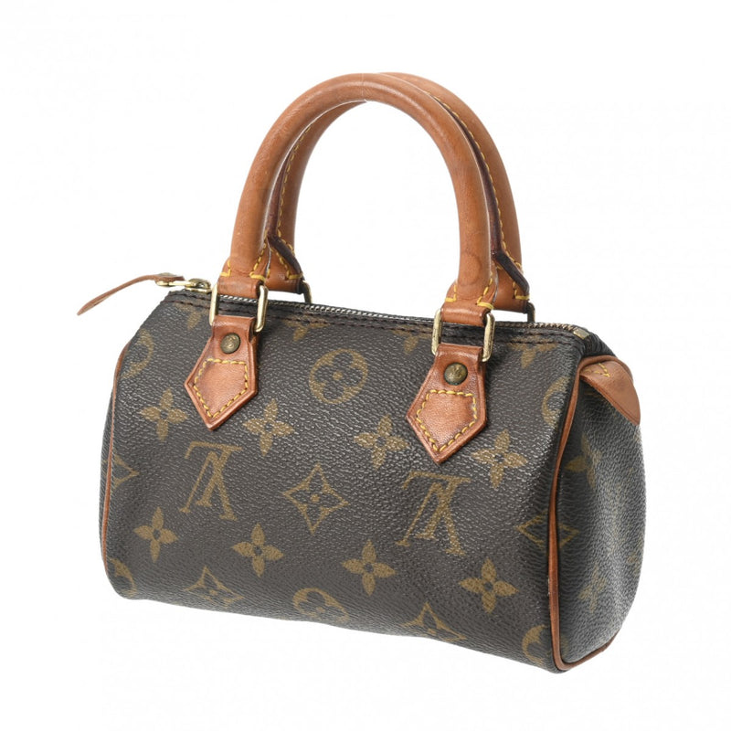 LOUIS VUITTON ルイヴィトン モノグラム ミニ スピーディ ブラウン M41534 レディース モノグラムキャンバス ハンドバッグ Bランク 中古 銀蔵