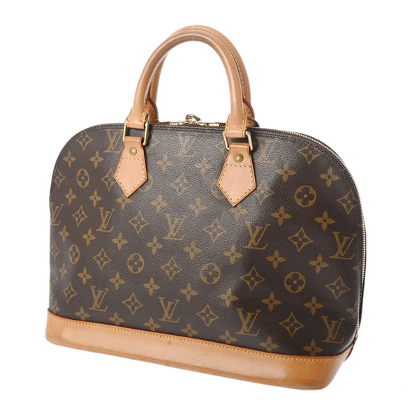 LOUIS VUITTON ルイヴィトン モノグラム アルマ ブラウン M51130 レディース モノグラムキャンバス ハンドバッグ Bランク 中古 銀蔵